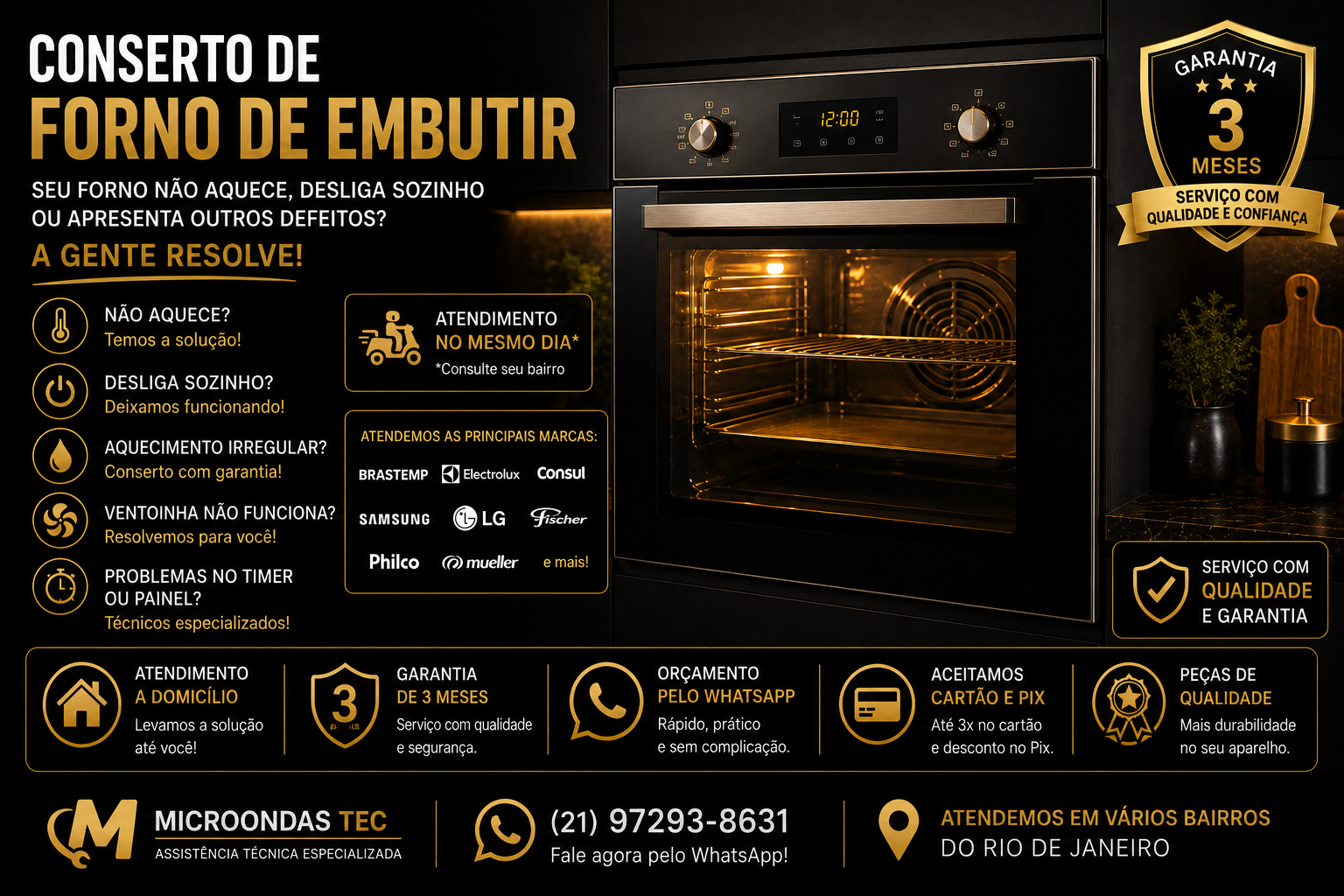 Conserto de Forno de Embutir