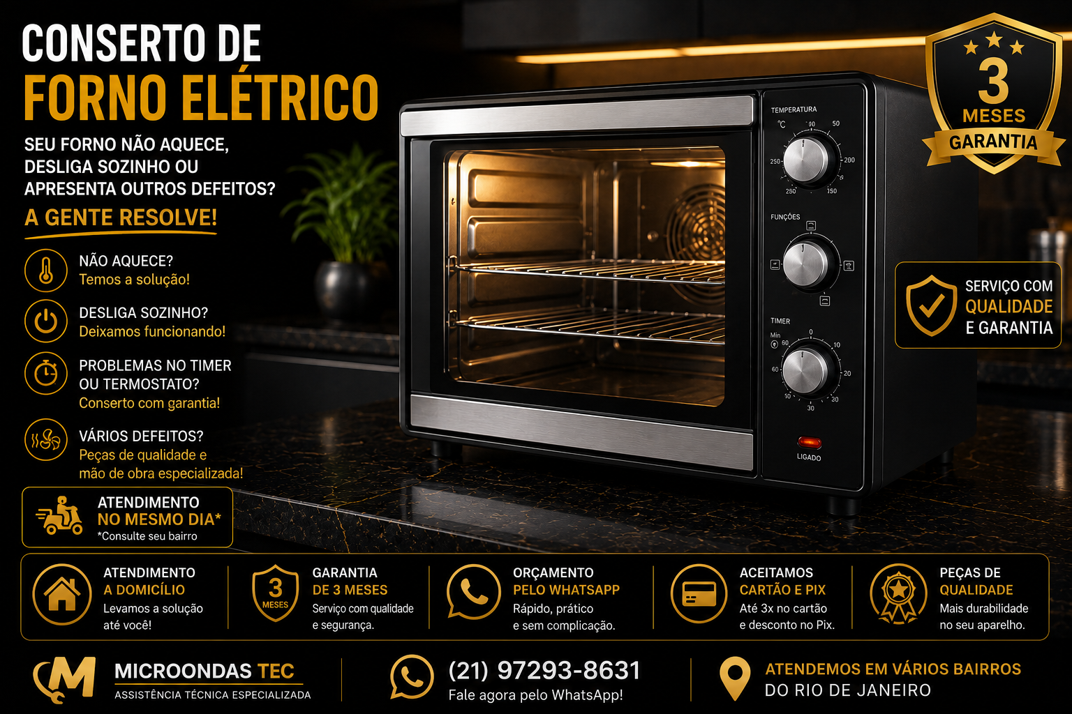 Conserto de Forno Elétrico